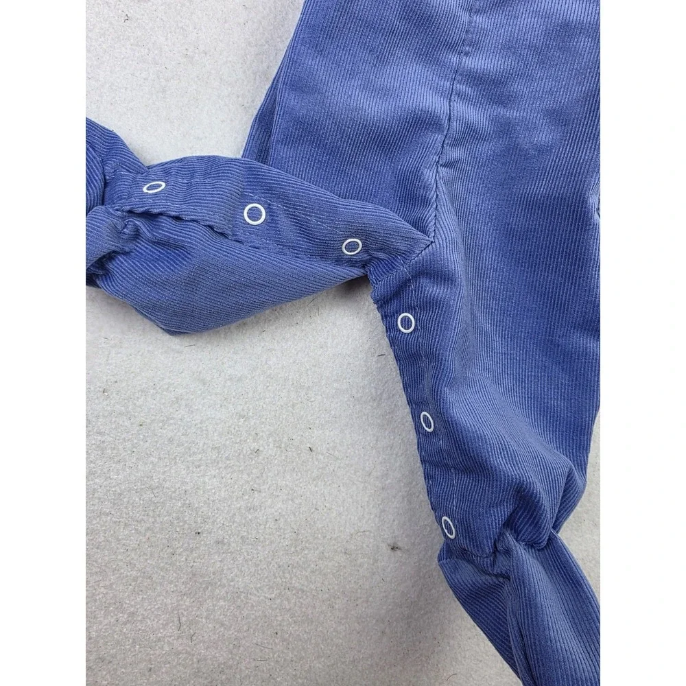 Vintage‎ Baby Corduroy Overalls Rocking Horse Healthtex One Piece Snap 3 Months